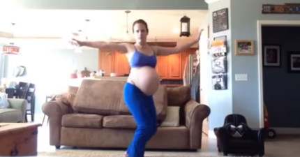 懷孕媽媽跳Thriller